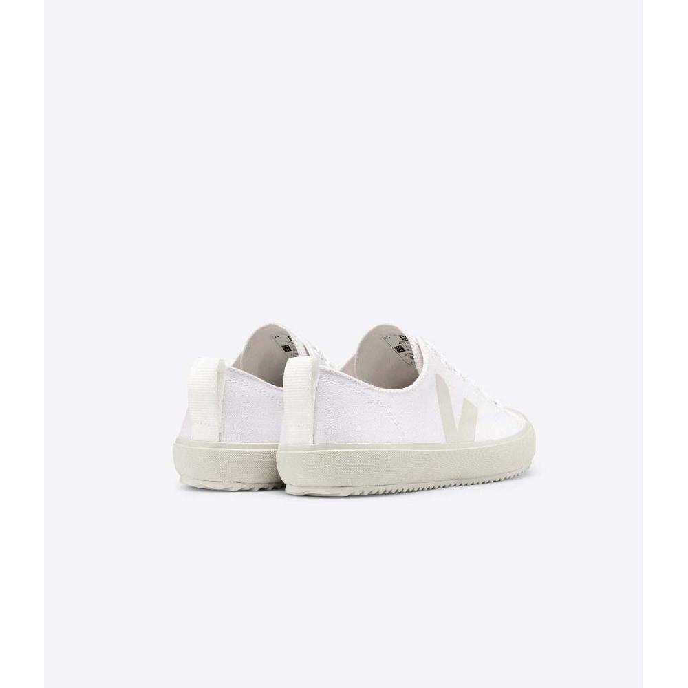 White Women's Veja NOVA CANVAS Shoes | AU 478EBC